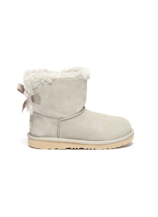 Main View - Click To Enlarge - UGG - 'Mini Bailey Bow II Shimmer' Toddler Winter Ankle Boots