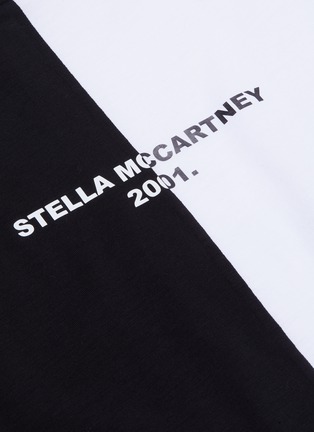  - STELLA MCCARTNEY - Two-tone logo T-shirt