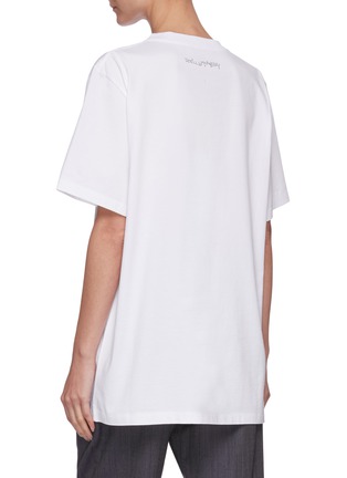 Back View - Click To Enlarge - STELLA MCCARTNEY - Carbot print T-shirt