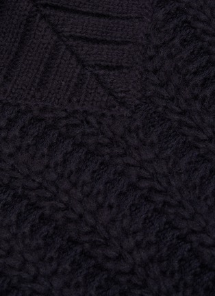  - STELLA MCCARTNEY - Herringbone stitch V-neck sweater