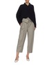 Figure View - Click To Enlarge - STELLA MCCARTNEY - Herringbone stitch V-neck sweater