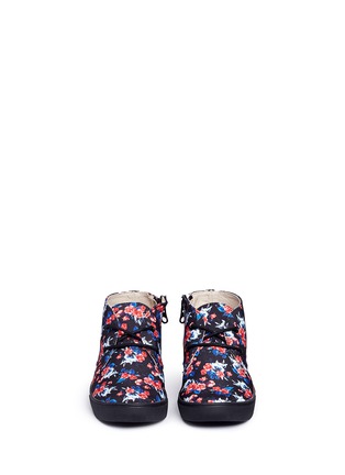 Figure View - Click To Enlarge - AKID - 'Knight' floral print canvas kids sneakers