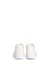 Front View - Click To Enlarge - AKID - 'Liv' perforated kids slip-ons
