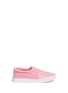 Main View - Click To Enlarge - AKID - 'Liv' perforated kids slip-ons