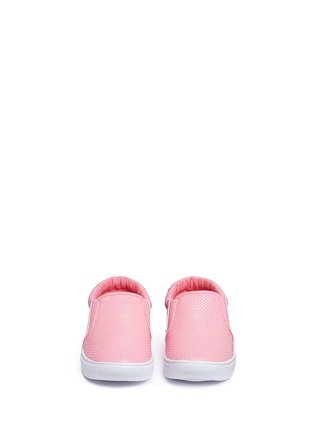 Figure View - Click To Enlarge - AKID - 'Liv' perforated kids slip-ons