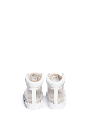 Back View - Click To Enlarge - AKID - 'Atticus' PVC kids boots
