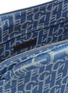 Detail View - Click To Enlarge - LAURENCE & CHICO - Monogram pearl chain square denim small tote