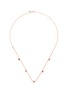 Main View - Click To Enlarge - XIAO WANG - 'Elements' diamond 14k rose gold beaded necklace