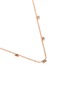 Figure View - Click To Enlarge - XIAO WANG - 'Elements' diamond 14k rose gold beaded necklace