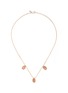 Main View - Click To Enlarge - XIAO WANG - 'Elements' diamond 14k rose gold ball chain necklace
