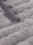  - GEMMI - Reversible fox fur oversized hooded poncho