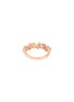 Figure View - Click To Enlarge - SUZANNE KALAN - 'Fireworks Bliss' diamond sapphire 18k rose gold half eternity ring