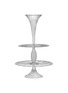 Main View - Click To Enlarge - PETERSHAM NURSERIES - Two Tier Hand Blown Cake Stand