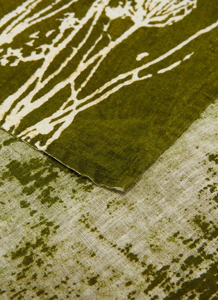 Detail View - Click To Enlarge - PETERSHAM NURSERIES - Linen napkins – Green
