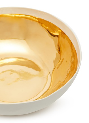Detail View - Click To Enlarge - PETERSHAM NURSERIES - Gold painted porcelain bowl