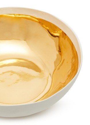 Detail View - Click To Enlarge - PETERSHAM NURSERIES - Gold painted porcelain bowl