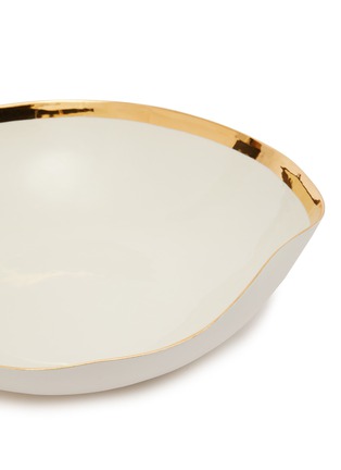 Detail View - Click To Enlarge - PETERSHAM NURSERIES - Gold-toned Border porcelain bowl