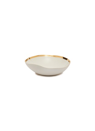 Main View - Click To Enlarge - PETERSHAM NURSERIES - Gold-toned Border porcelain bowl