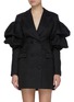 Main View - Click To Enlarge - ACLER - Stow' exaggerated puff sleeve blazer dress
