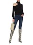 Figure View - Click To Enlarge - FRAME - 'Le Skinny De Jeanne' crop jeans