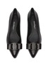 Detail View - Click To Enlarge - SALVATORE FERRAGAMO - 'Viva' leather skimmer flats