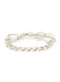 Main View - Click To Enlarge - HATTON LABS - Stone set sterling silver cuban bracelet