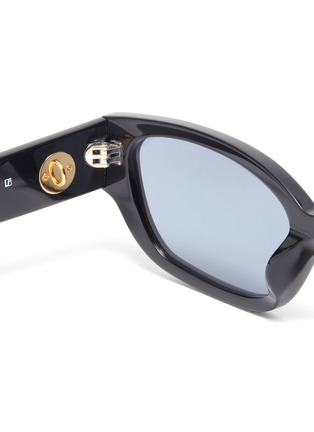 Detail View - Click To Enlarge - MAGDA BUTRYM - x Linda Farrow Acetate frame cateye sunglasses