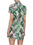 Back View - Click To Enlarge - ALICE & OLIVIA - 'Jem' palm print ruffle sleeve shirtdress