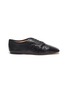 Main View - Click To Enlarge - RODO - Square toe python embossed leather panel loafers