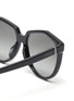 Detail View - Click To Enlarge - LOEWE - Angular acetate frame sunglasses
