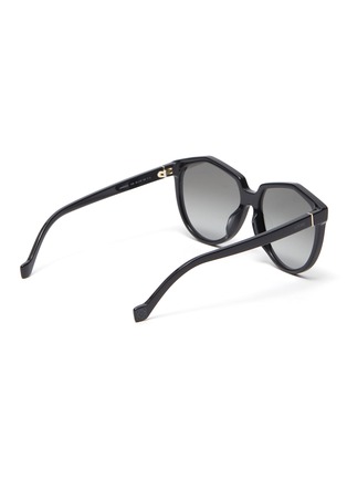 Figure View - Click To Enlarge - LOEWE - Angular acetate frame sunglasses