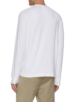Back View - Click To Enlarge - JAMES PERSE - Raglan sleeve stretch long sleeve T-shirt