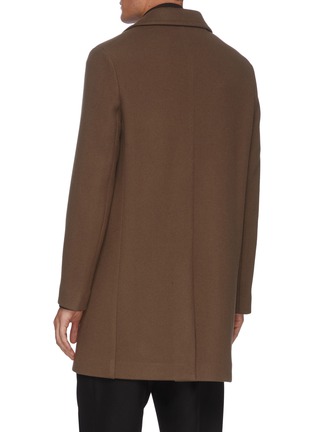 Back View - Click To Enlarge - EQUIL - Single Breast Notch Lapel Wool Coat