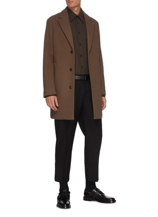 Figure View - Click To Enlarge - EQUIL - Single Breast Notch Lapel Wool Coat