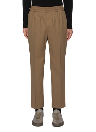Main View - Click To Enlarge - EQUIL - Elastic Band Raise Seam Wool Pants