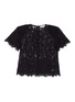 Main View - Click To Enlarge - SELF-PORTRAIT - Shirt Sleeve Lace Top