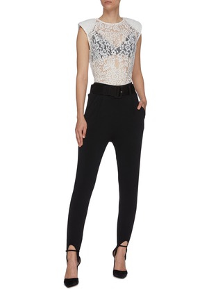 Figure View - Click To Enlarge - SELF-PORTRAIT - Sleeveless Lace Top