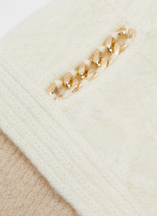  - SELF-PORTRAIT - Chain Detail Contrast Colour Knitted Sweater