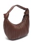 Detail View - Click To Enlarge - NEOUS - 'Neptune' pleated leather hobo bag