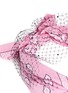 Detail View - Click To Enlarge - PIERS ATKINSON - Swarovski crystal veil bandana headband