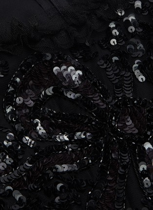  - NEEDLE & THREAD - 'SHIRLEY RIBBON' Tier Sleeve Sequin Embellished Mini Dress