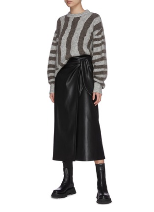 Figure View - Click To Enlarge - REMAIN - 'CAMI' Curve Stripe Sweater