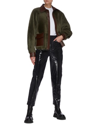 Figure View - Click To Enlarge - REMAIN - 'Beiru' shearling jacket