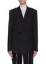 Main View - Click To Enlarge - REMAIN - Daisy' Double Breast Pad Shoulder Blazer