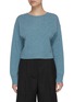 Main View - Click To Enlarge - REMAIN - 'VALCYRIE OPEN BACK' Crop Merino Wool Sweater