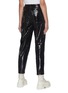Back View - Click To Enlarge - REMAIN - ELSA' Taper Leg Patent Leather Pants