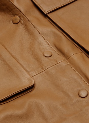  - REMAIN - EILERA' Belted Leather Jacket