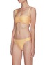 Figure View - Click To Enlarge - PEONY - Gingham Ruch Bikini Bottom