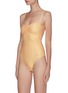 Figure View - Click To Enlarge - PEONY - Gingham One Piece Econyl Swimwear