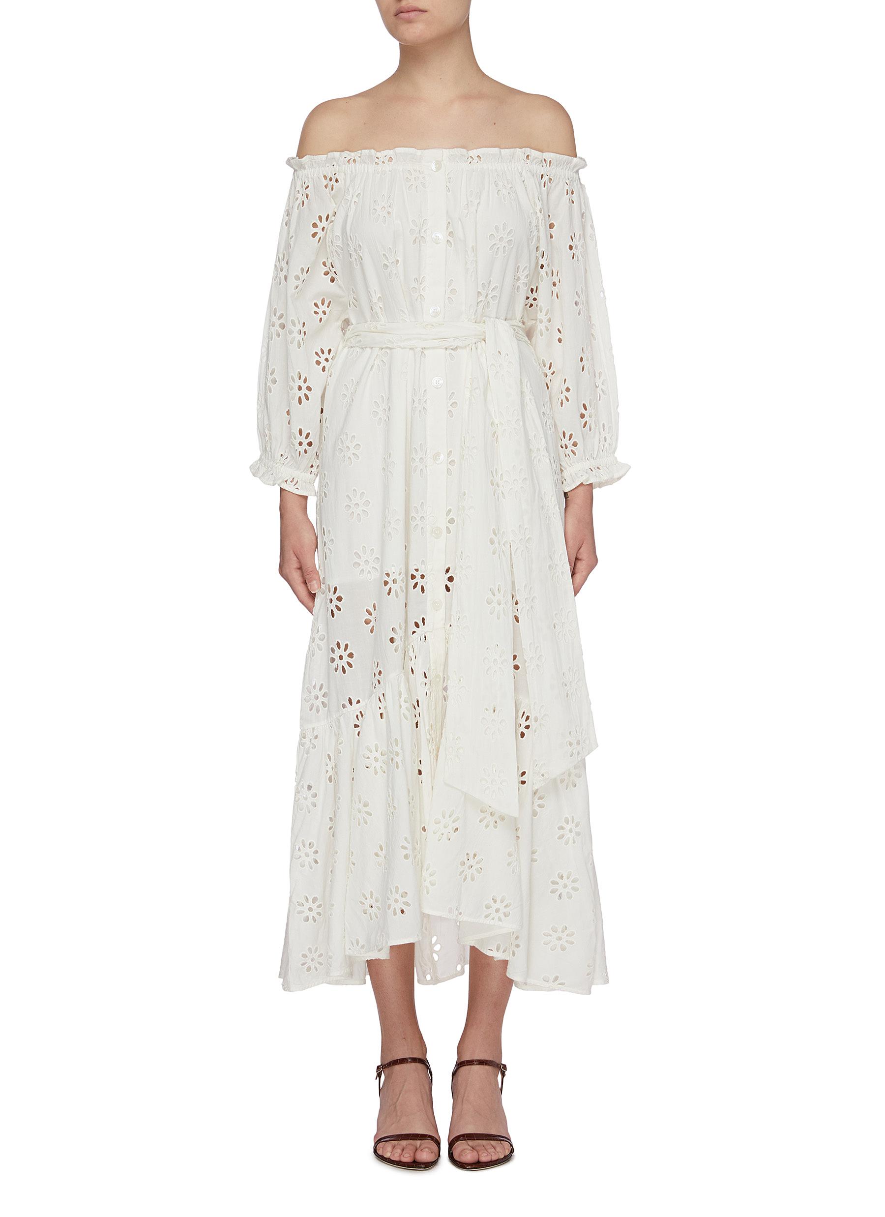 white rhode dress